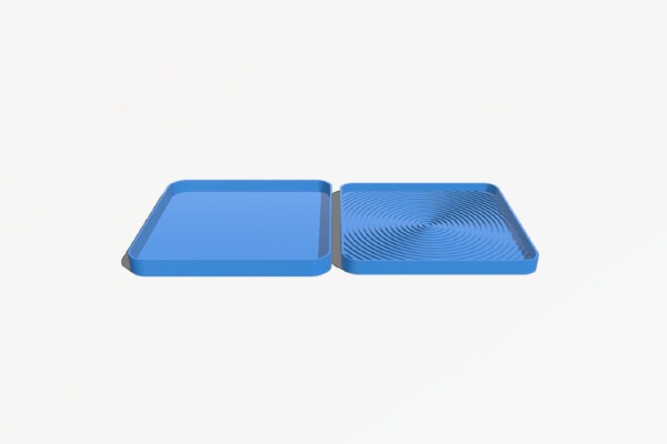 Square primer flip tray | 3d print model