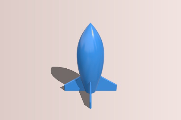 Simple Spannerhands Rocket | 3d print model