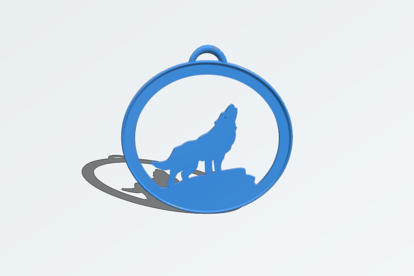 Wolf with larger keyring