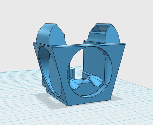 40 mm Triple Fan Shroud for Effector | 3d print model