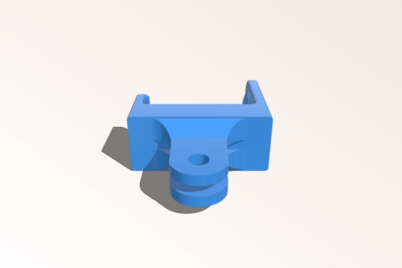 Polaroid Cube to GoPro mount