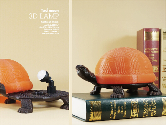 tortoise lamp | 3d print model