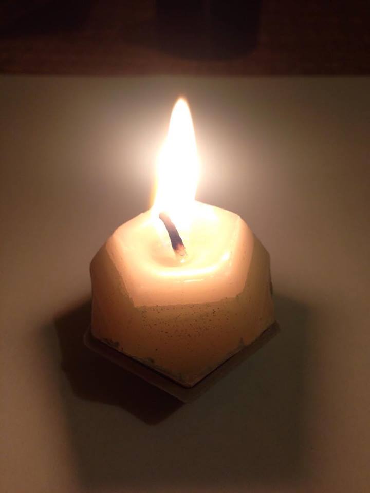 Dodecahderon Candle Mould