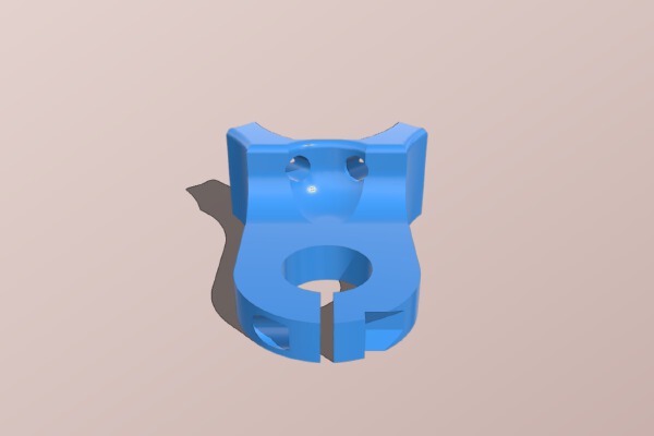 -old- Mostly Printed CNC -Add On- Dremel 300 mount | 3d print model