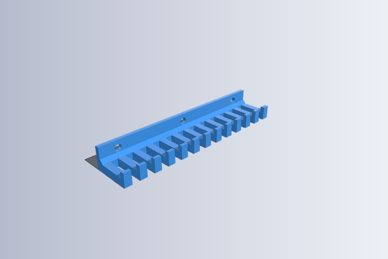 12 Slot Small Cable Holder with Extra Support