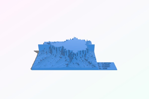 Mandelbrot Set Zoom in #2 (Apr 21, 2016) | 3d print model