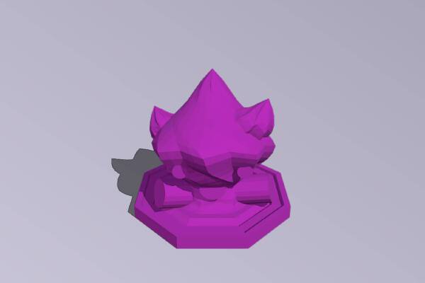 Fire Elemental token | 3d print model