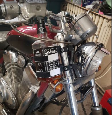 Support bouteille pour moto | 3d print model