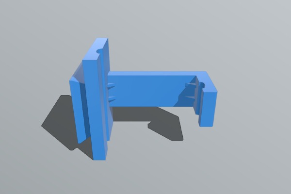 HTC EVO tripod quick mount | 3d print model