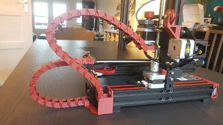 Ender 3 V2 Y-axis and Z-axis drag chain | 3d print model