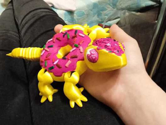 Lizard-donut | 3d print model