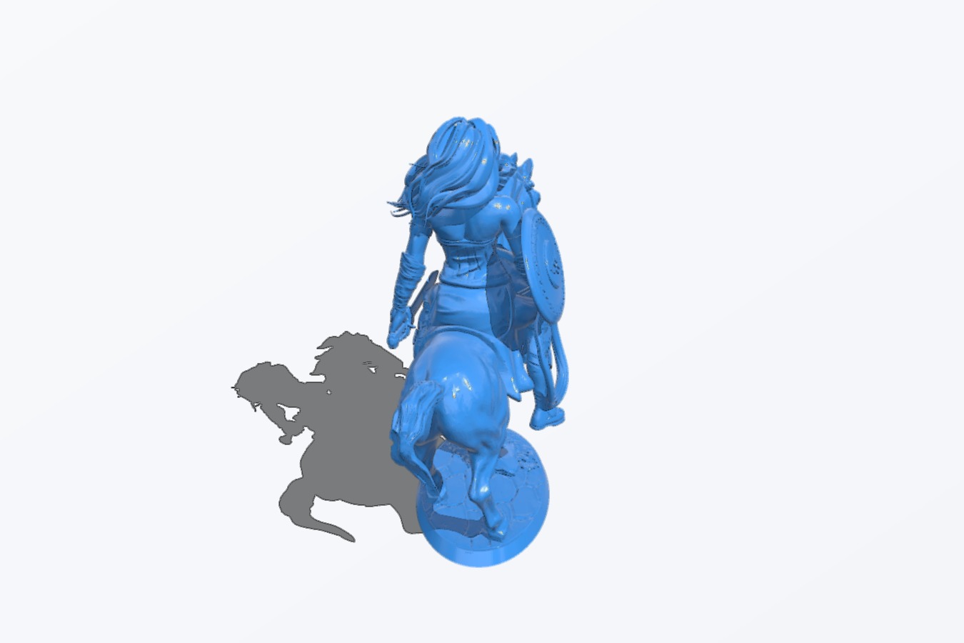 Wonder Woman on Horseback