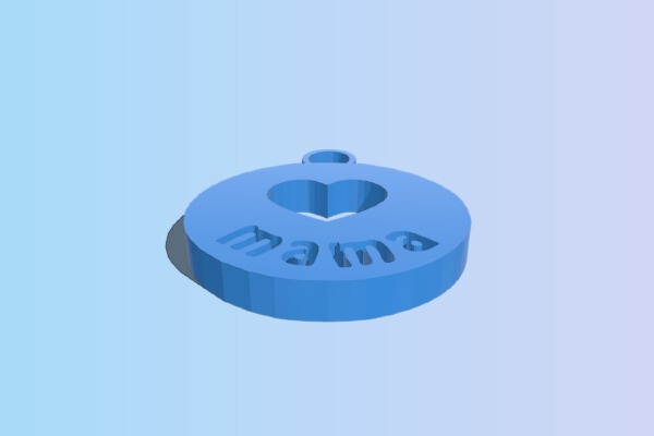 Llavero mama | 3d print model
