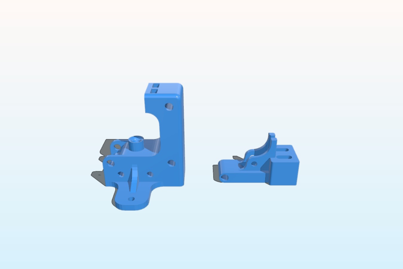 U-type direct drive extruder