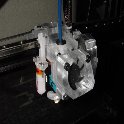 E3D V6 Hot End Mount and cooling | 3d print model