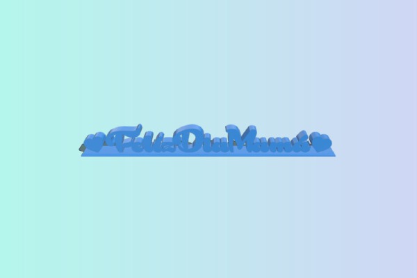 Diseño Feliz día mamá | 3d print model