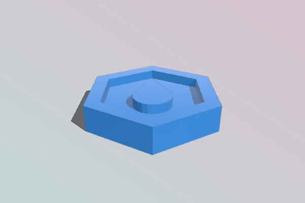 Reprap Logo Token | 3d print model