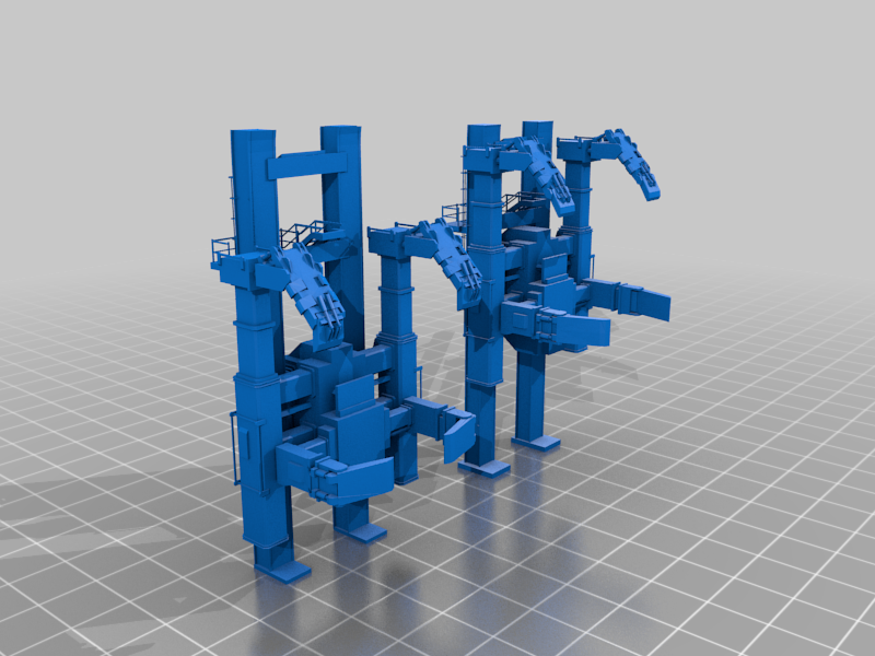 Repair Base for Mecha and Tanks 6mm Tabletop scale