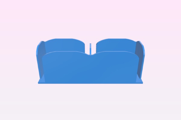 Mini American Size Sleeved Card Holders | 3d print model