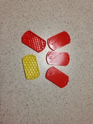 Dog Tags for Infill | 3d print model