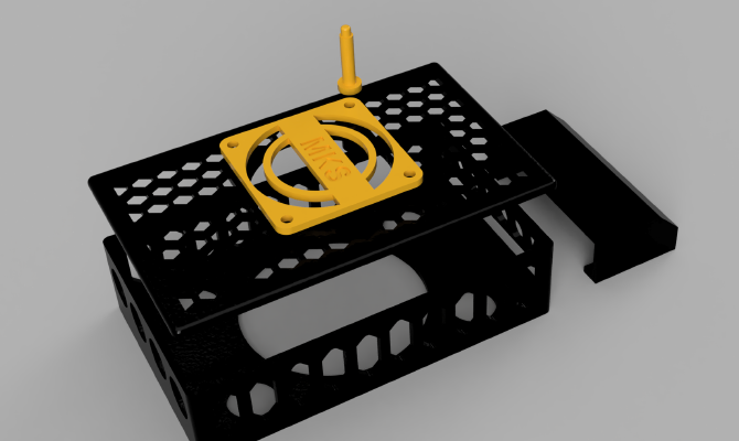 MKS Gen V1.4 Case and ready for a 60mm Fan | 3d print model