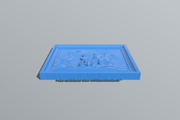 Painting of Jesus Christ | 3d print model