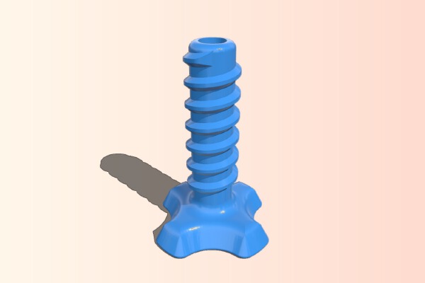 Height-adjustable feet for furniture (for end walls 16 mm) | 3d print model