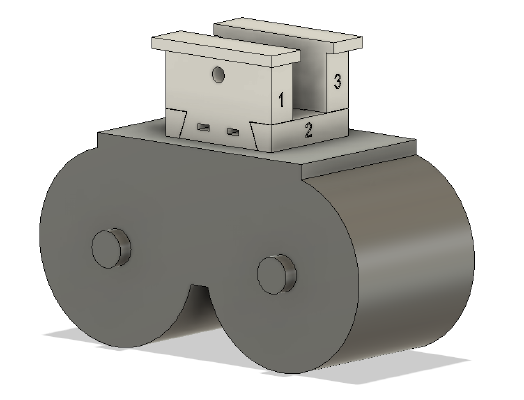 Vex Pro Mod for Mr Baddeley's R2-D2 Center Foot | 3d print model