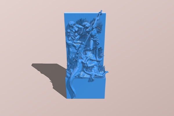The Alligator Hunters | 3d print model