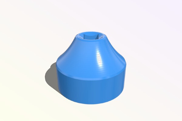 24mm 1_4" Socket for Rockshox | 3d print model