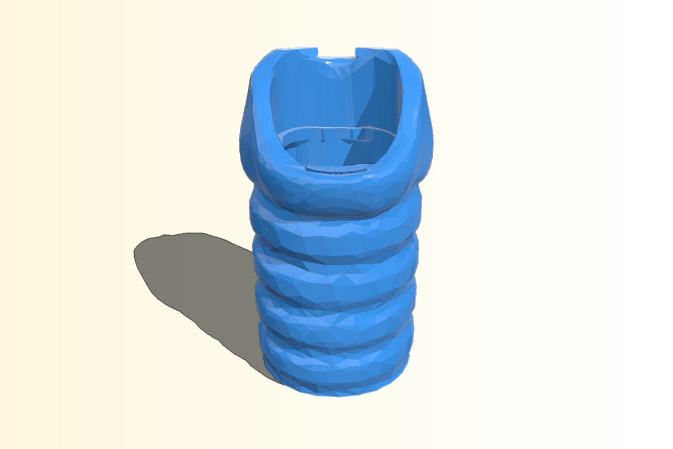 Opened Trachea for Larynx Model in Parts