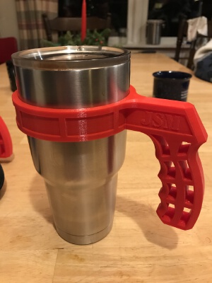 Yeti Rambler Pistol Grip Handle (20 oz. & 30 oz.) | 3d print model