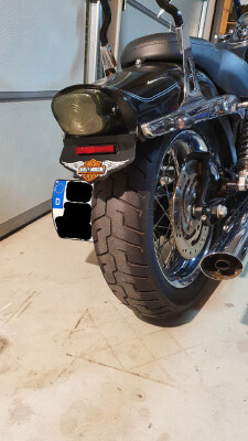 Harley Davidson Fender _ Mudguard (Schutzblech) Logo with Wings | 3d print model