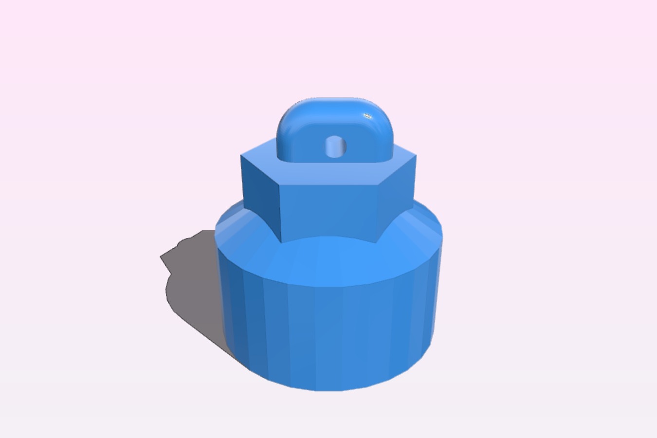 din cap with loop