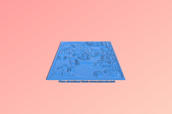Snowman painting | 3d print model