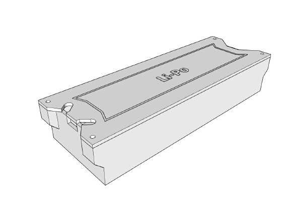 Case for Li-Po cells (2s-3s) | 3d print model