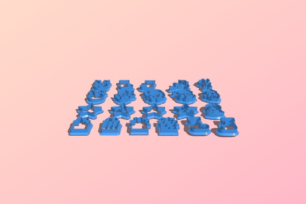 Christmas Cookies | 3d print model