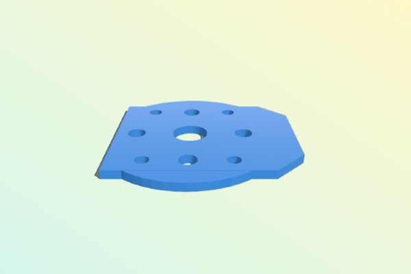 Here a process that I just finished and print and test everything perfect in PLA or ABS  And realized of the plates for 2 types of motors that we are going to mount | 3d print model