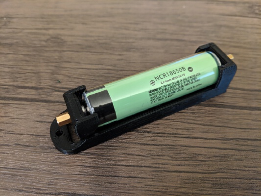 k014's Parametric 18650 Battery Holder (opensource) | 3d print model