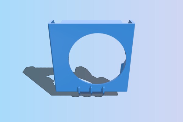 Extruder Fan Deflector | 3d print model