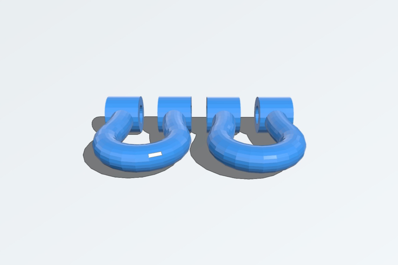 Shackles for bumper AXIAL SCX-10 Dingo
