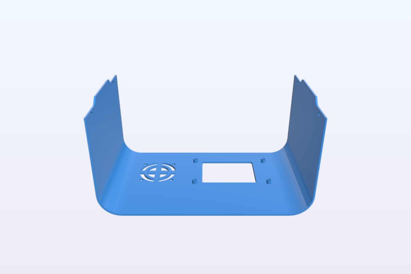 Wanhao Duplicator 7 D7 front to add a Nextion 2.8 inch LCD