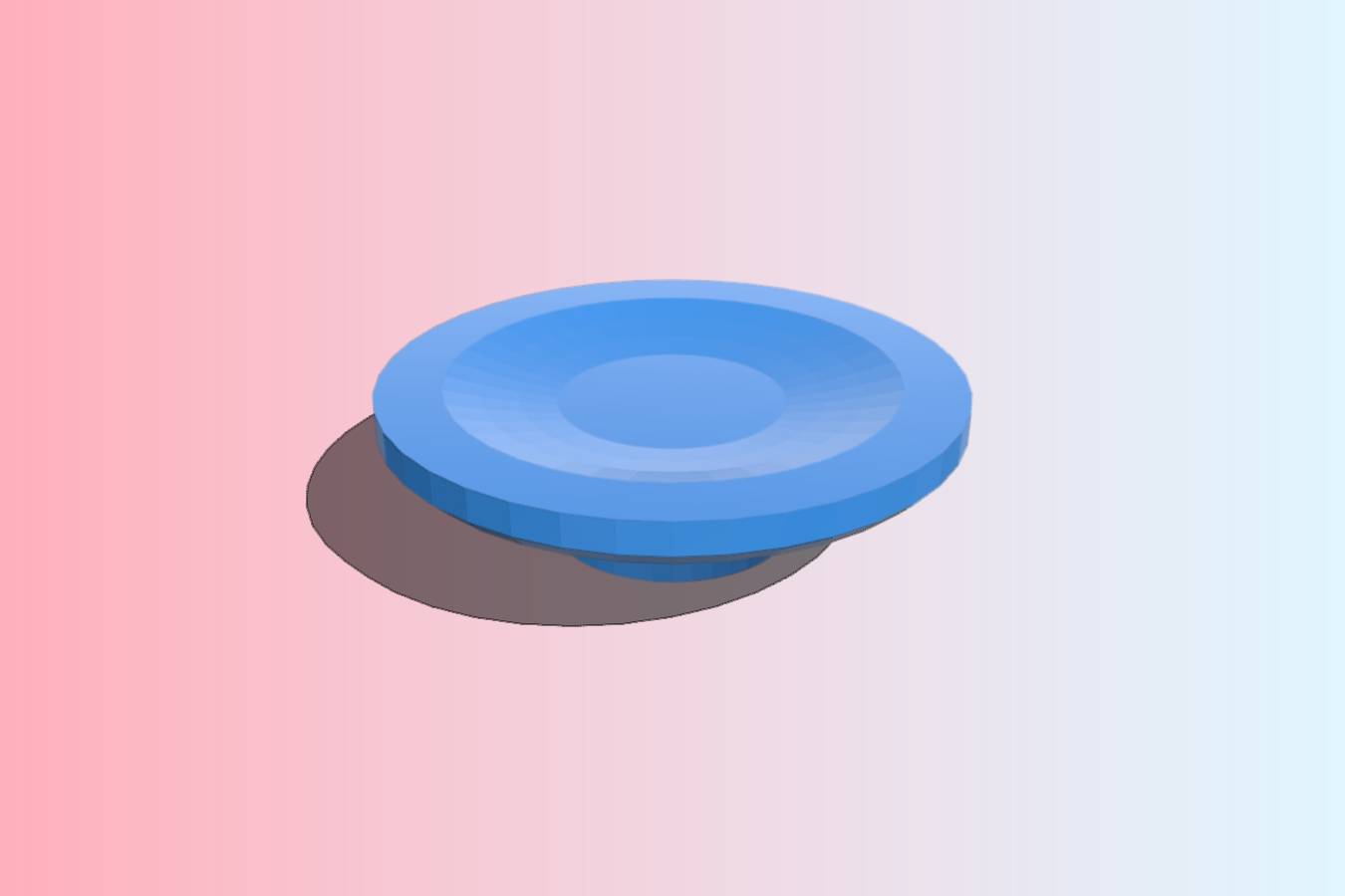Spinner Button concave