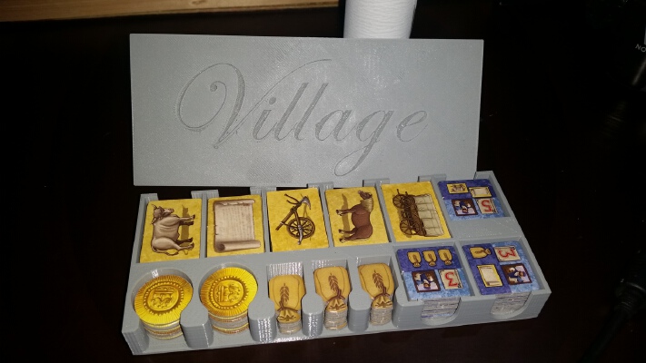 Village Board Game Storage Solution | 3d print model