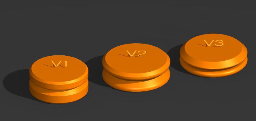 Pill Containers (printed with flexible filament) | 3d print model