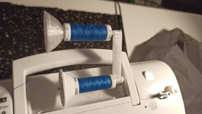 Double Needle Yarn Spool Holder for Singer Sewing Machine | 3d print model