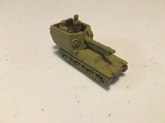 15cm sFH 13-1 (Sf) auf GW Lorraine Schlepper(f) (1_100) | 3d print model