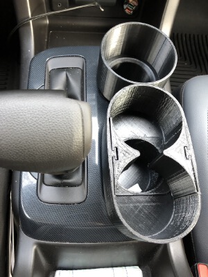 Chevy Colorado 2015+ Dual cup holder | 3d print model