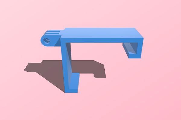 Replicator 2 GoPro Mount | 3d print model