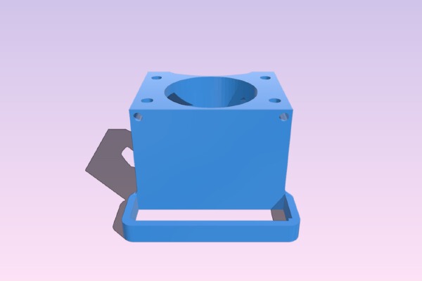 Anycubic Kossel_Delta replacement head body (+ retractable bed sensor mount) | 3d print model